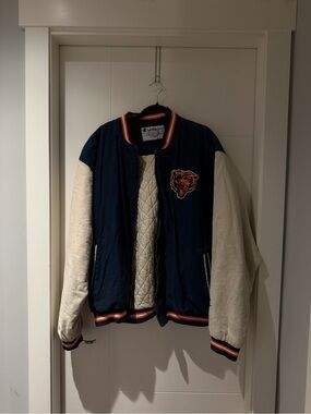 Champion Chicago Bears Varsity Vintage Jacket with Team Patch